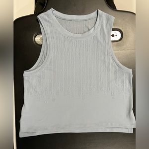 Lululemon Train to Be Tank Top, Size 6, Blue, NWOT